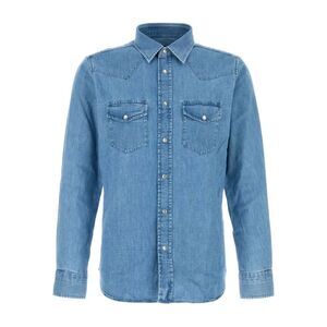 Tom Ford Men Slim-Fit Denim Shirt